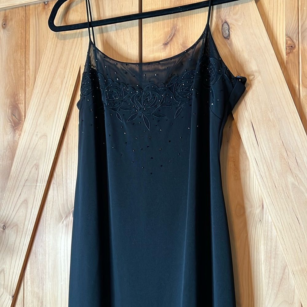 VTG 90s black maxi